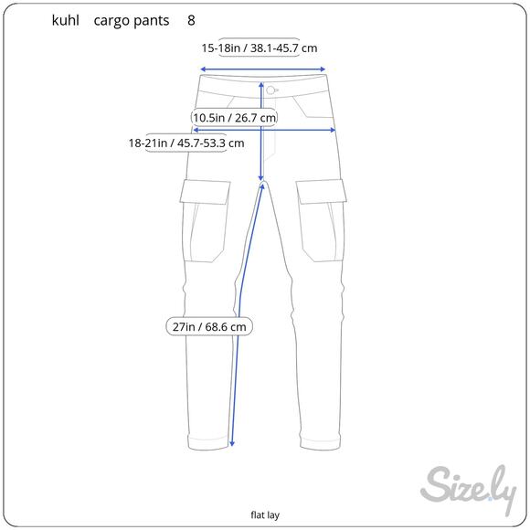 Kuhl Women's Cargo Pants Gray Inside Drawstring Waist Stretch 8 Regular - Picture 8 of 8